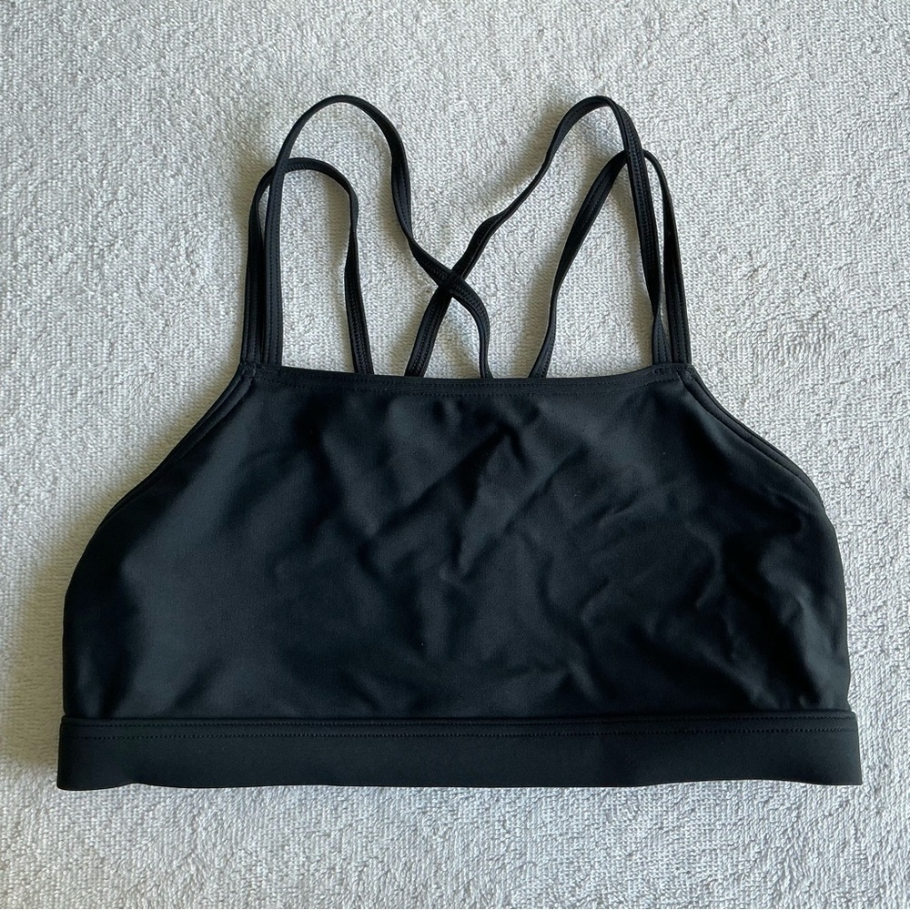 Abercrombie Kids Black Strappy Sports Bra r